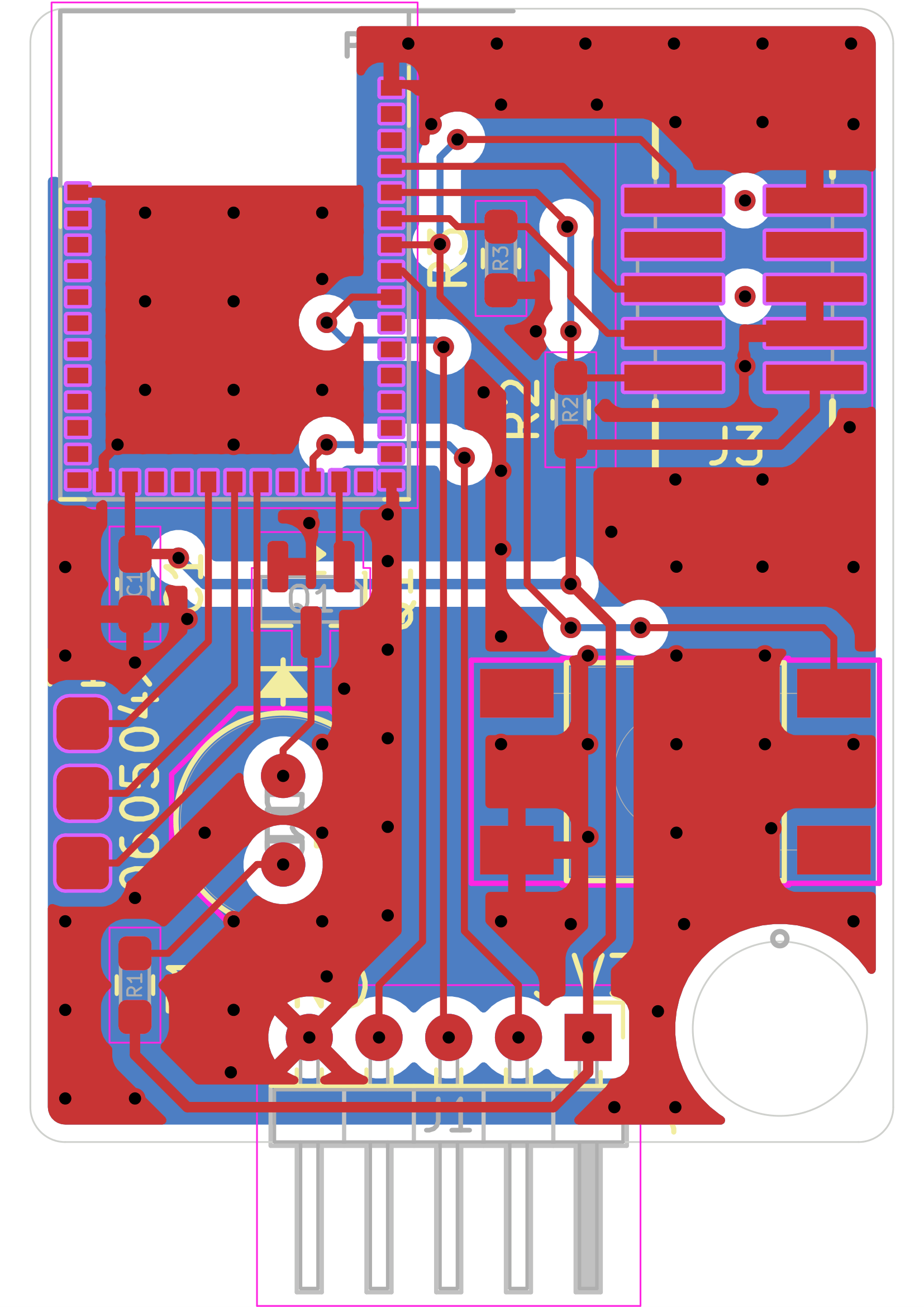 BLE Debugger Schaltplan weiß