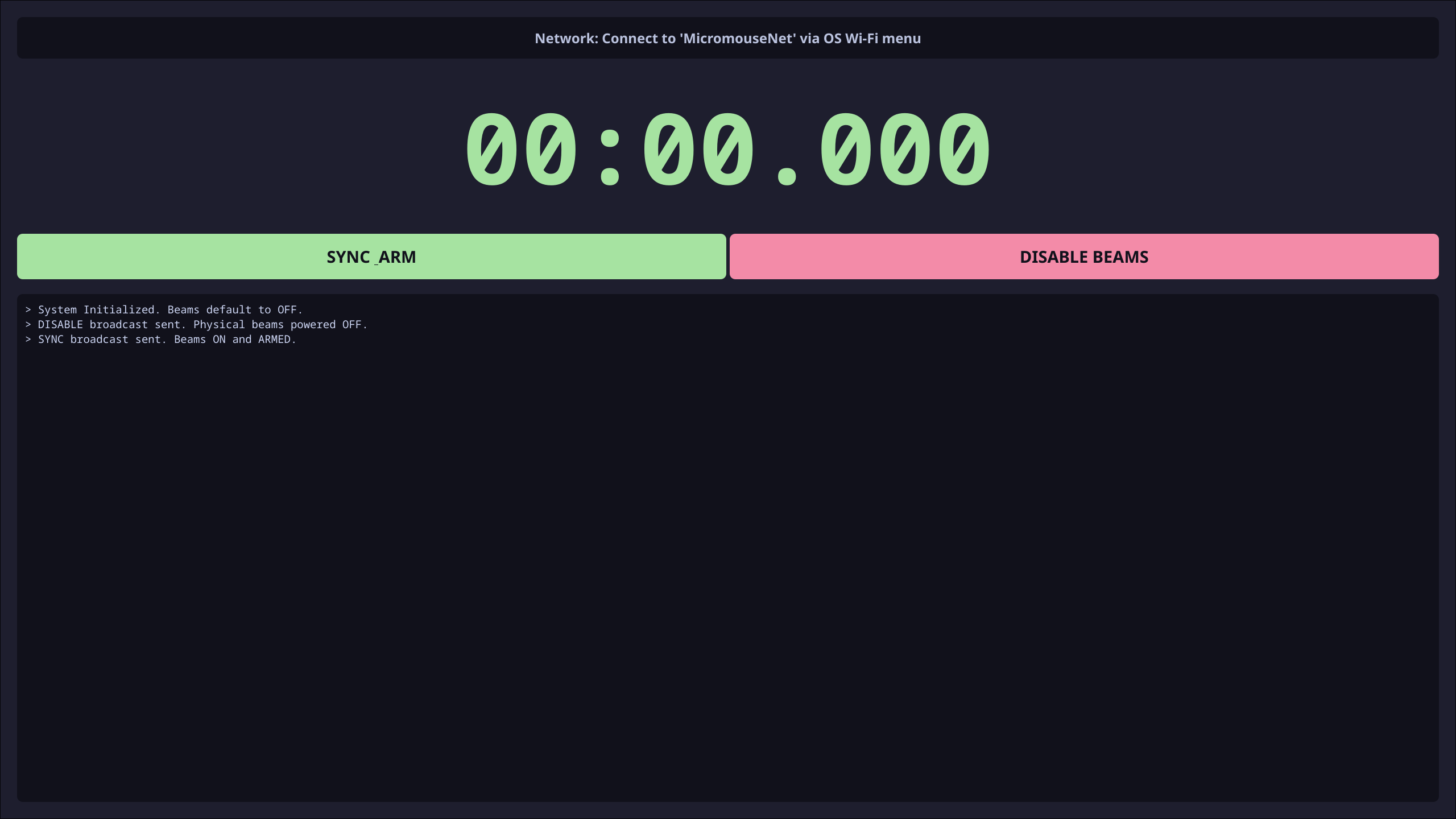 Python GUI der Zeitmessung